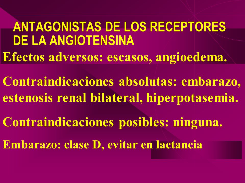 disfunción eréctil de bloqueadores de angiotensina
